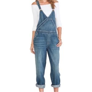Free People cross front overalls